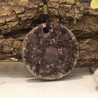 Orgonit-Rubin, Gránát - ásvány ékszer - féldrágakő ékszerek